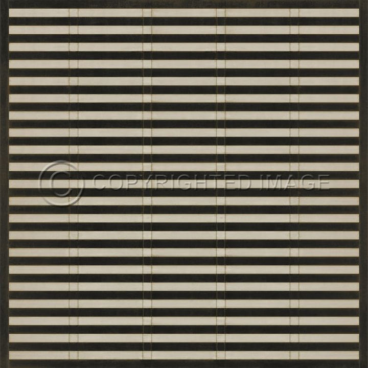 Vintage Vinyl Floorcloth Rug (Pattern 18 Mandarin)
