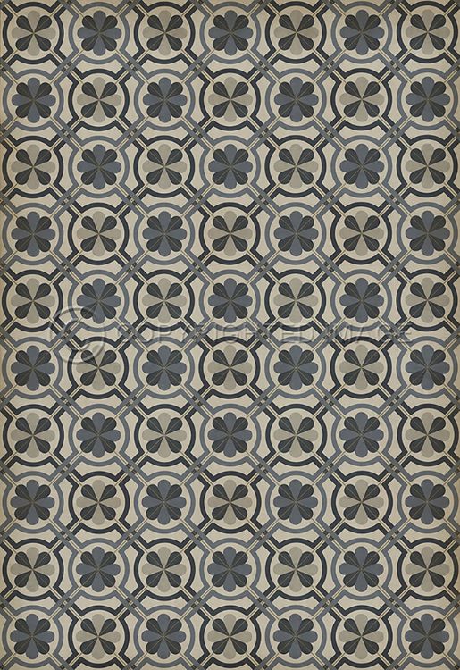 Vintage Vinyl Floorcloths (Pattern 19 Madame Curie)
