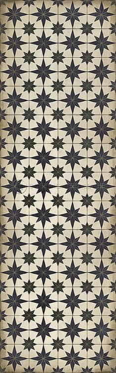Vintage Vinyl Floorcloth Rug (Pattern 20 Astraea)