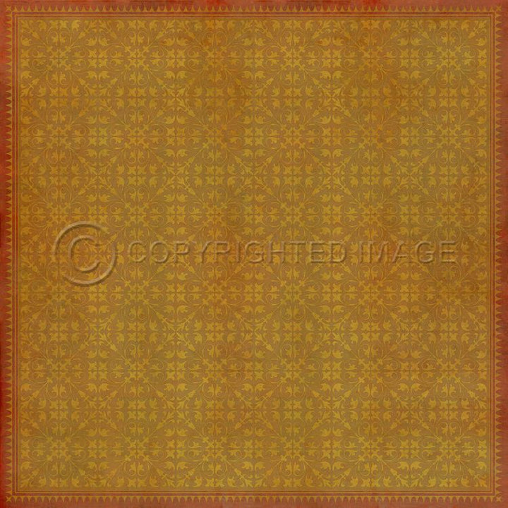 Spicher & Company Vintage Vinyl Floorcloth Mat (Classic Pattern 21 All in the Golden Afternoon)
