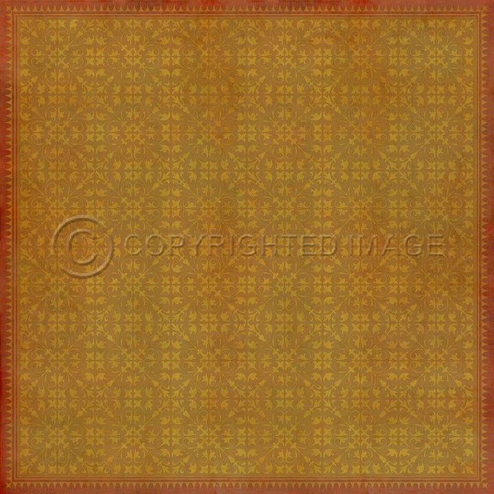 Spicher & Company Vintage Vinyl Floorcloth Mat (Classic Pattern 21 All in the Golden Afternoon)