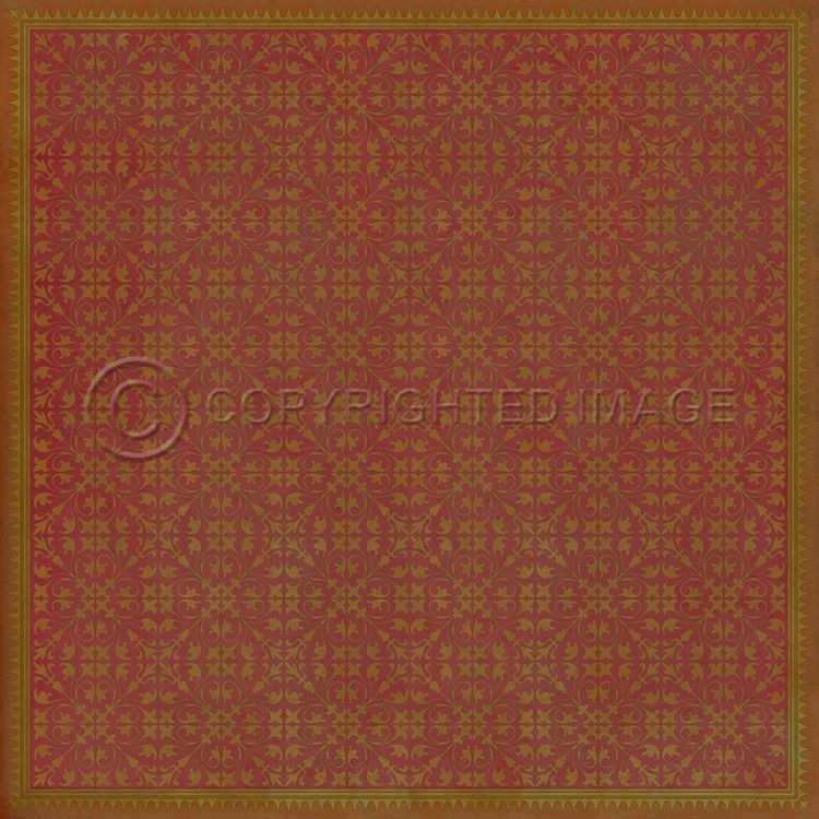Spicher & Company Vintage Vinyl Floorcloth Mat (Classic Pattern 21 Jabberwocky)