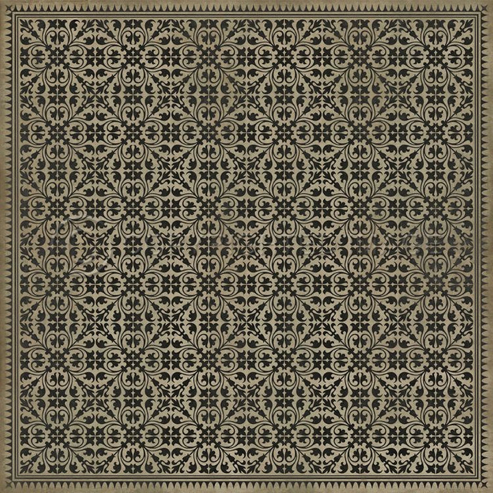Spicher & Company Vintage Vinyl Floorcloth Mat (Classic Pattern 21 Twinkle Twinkle Little Bat)