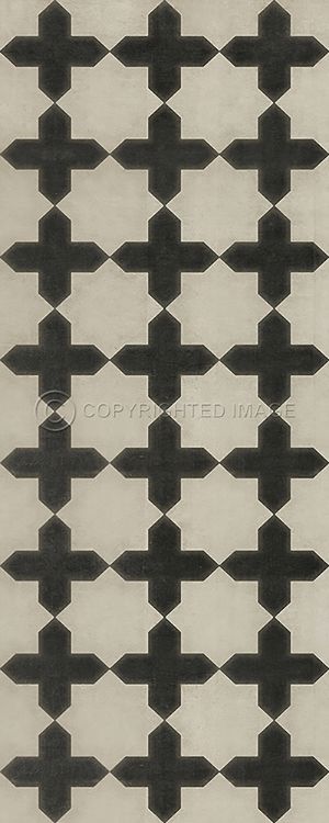 Vintage Vinyl Floorcloth Mats (Pattern 23 Coptic)
