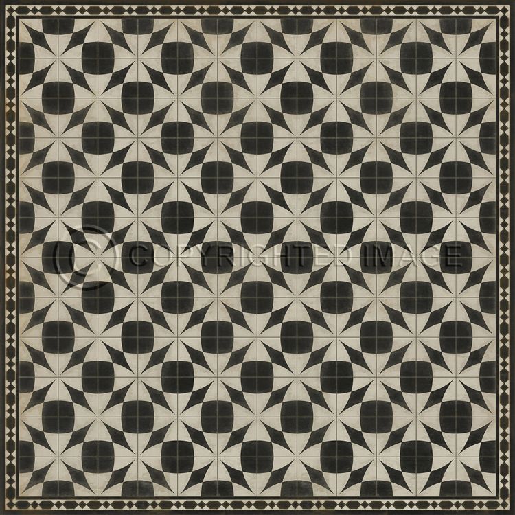 Vintage Vinyl Floorcloths (Pattern 29 Voltaire)