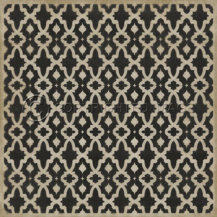Vintage Vinyl Floorcloth Mats (Pattern 31 Crows)