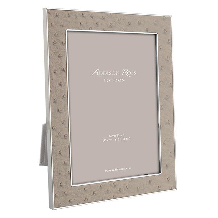 Addison Ross Faux Ostrich Picture Frame (Shadow)