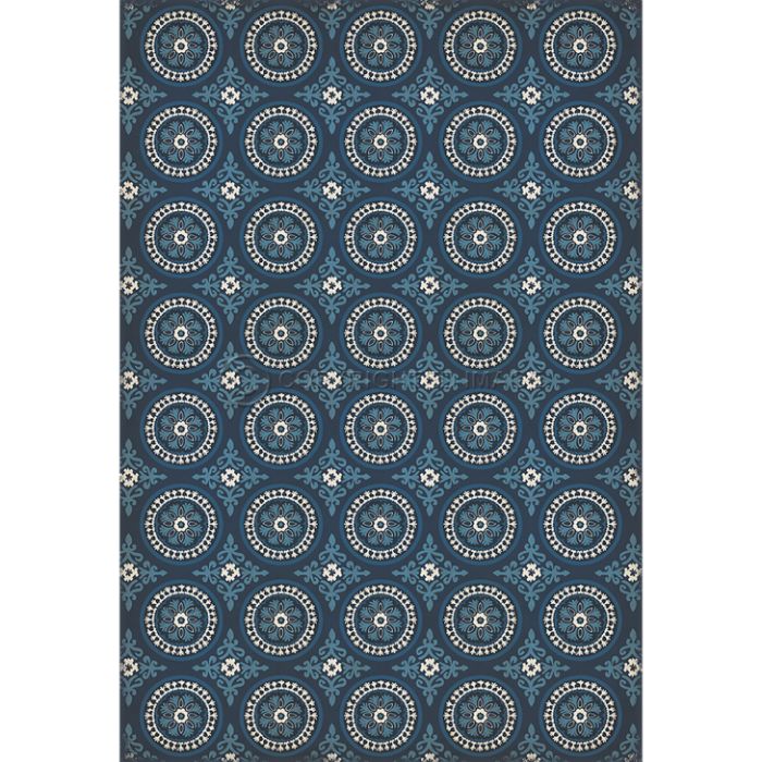 Vintage Vinyl Floorcloth Mats (Pattern 43 Zen)