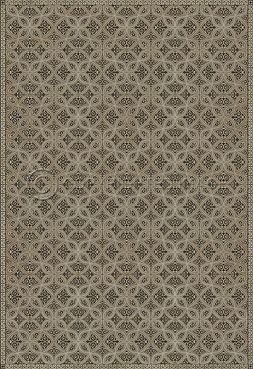 Spicher & Company Vintage Vinyl Floorcloth Mat (Classic Pattern 25 Meiji)