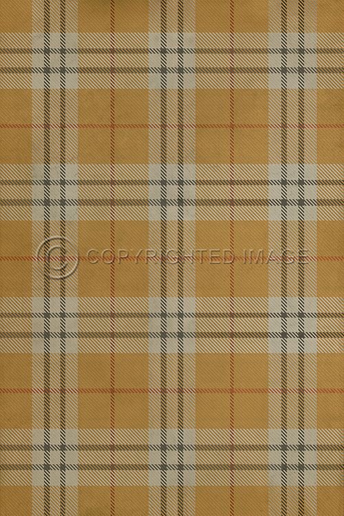 Spicher & Company Vintage Vinyl Floorcloth Mat (Classic Pattern 66 New Lanark)
