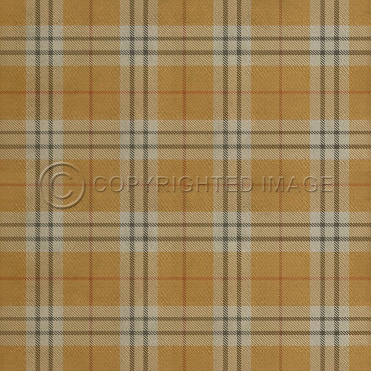 Spicher & Company Vintage Vinyl Floorcloth Mat (Classic Pattern 66 New Lanark)
