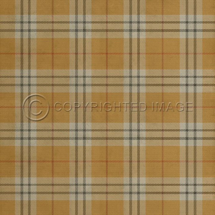 Spicher & Company Vintage Vinyl Floorcloth Mat (Classic Pattern 66 New Lanark)
