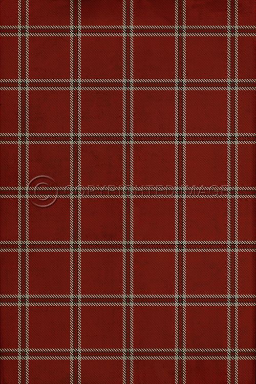 Vinyl Floorcloth Mat (Classic Pattern 68 - Edinburgh)