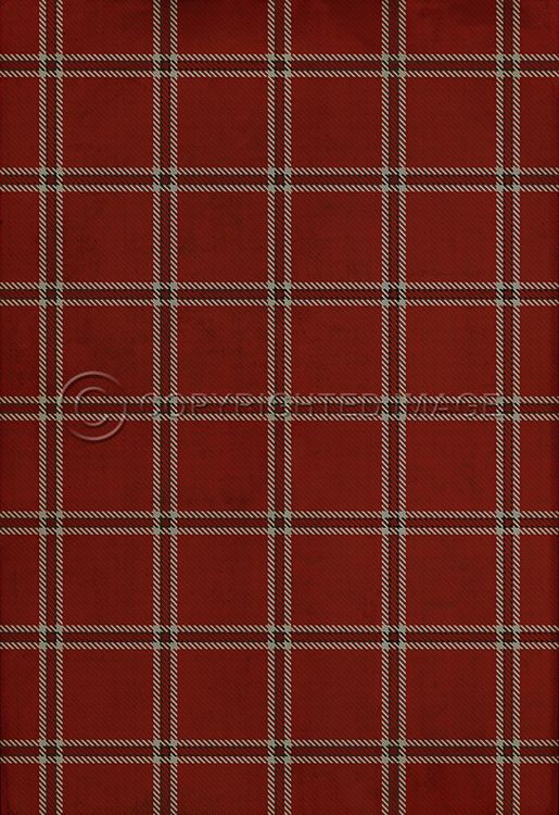 Vinyl Floorcloth Mat (Classic Pattern 68 - Edinburgh)