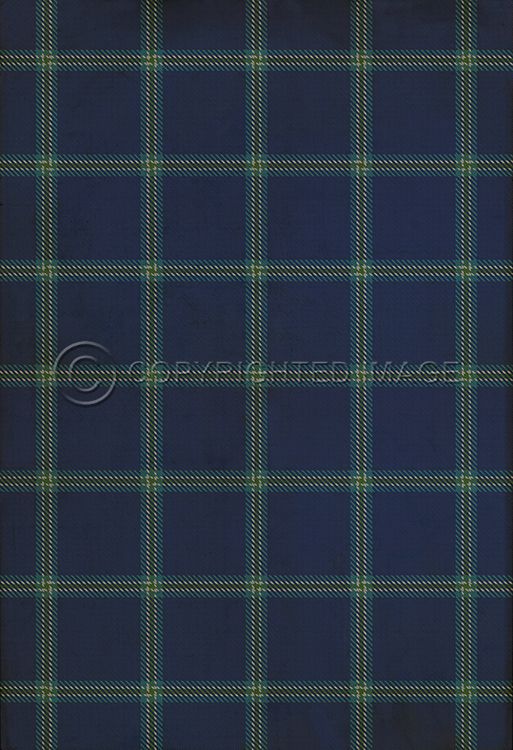 Vinyl Floorcloth Mat (Classic Pattern 68 - Glasgow)