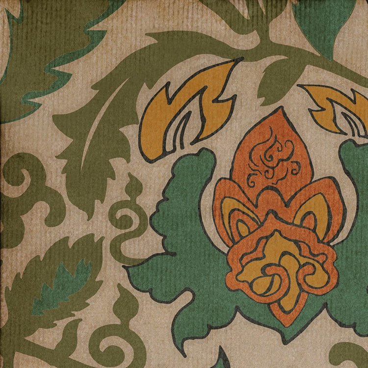 Spicher & Company Vintage Vinyl Floorcloth Mat (Classic Pattern 71 Tokyo)