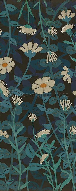 Vintage Vinyl Floorcloth Mats (Pattern 73 The Faerie Garden)
