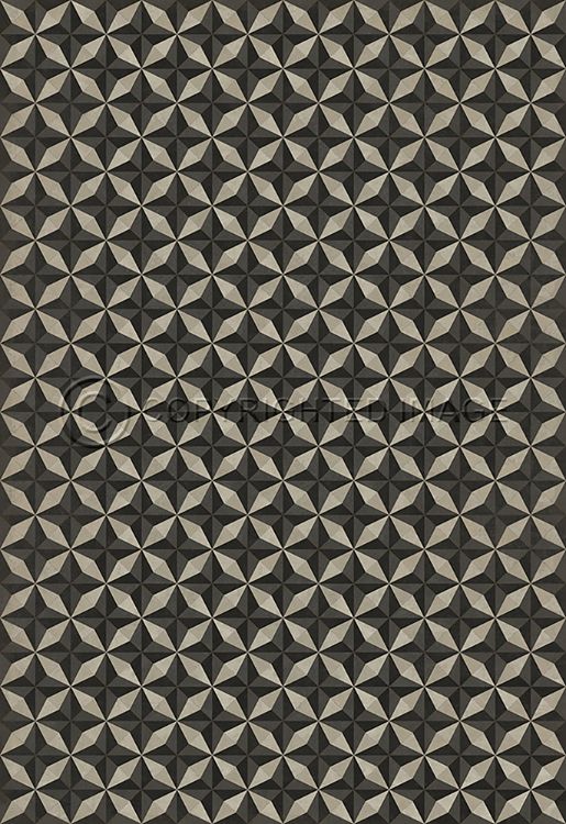 Spicher & Company Vintage Vinyl Floorcloth Mat (Classic Pattern 74 Morpheus)