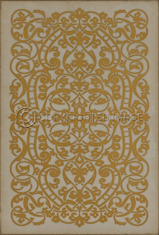 Vintage Vinyl Floorcloth Mat (Classic Pattern 77 Vivaldi) – Hudson & Vine