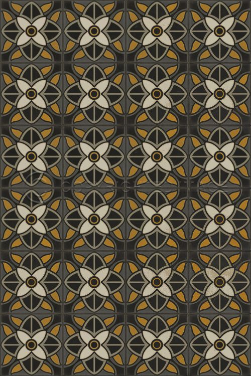 Spicher & Company Vintage Vinyl Floorcloth Mats (Pattern 80 Greta Garbo)
