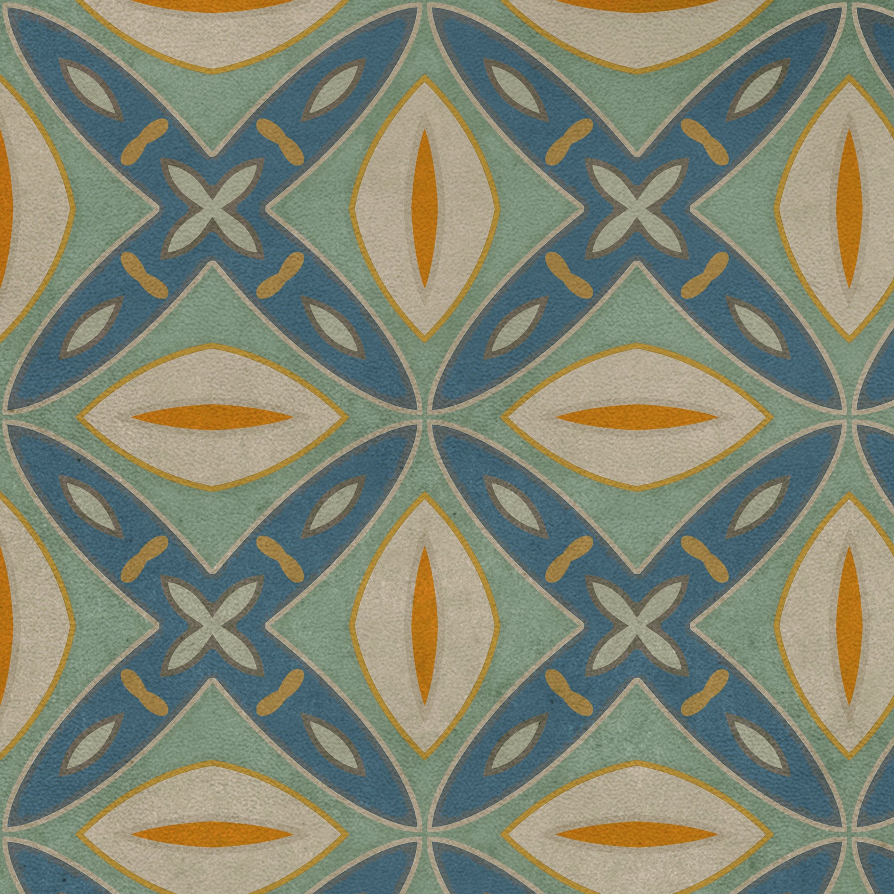 Vintage Vinyl Floorcloth Mat (Classic Pattern 82 Darling) – Hudson & Vine