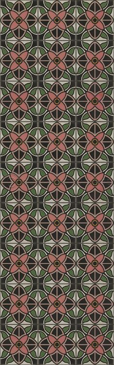 Spicher & Company Vintage Vinyl Floorcloth Mat (Classic Pattern 80 Shirley Temple)