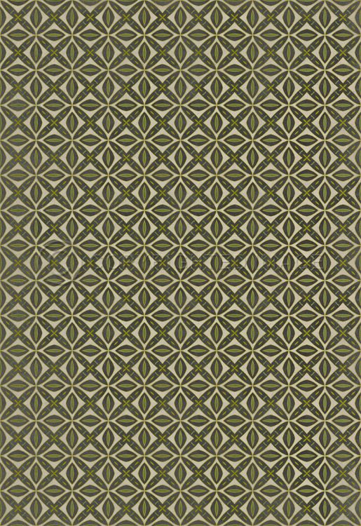 Vintage Vinyl Floorcloth Mat (Classic Pattern 82 Smee)