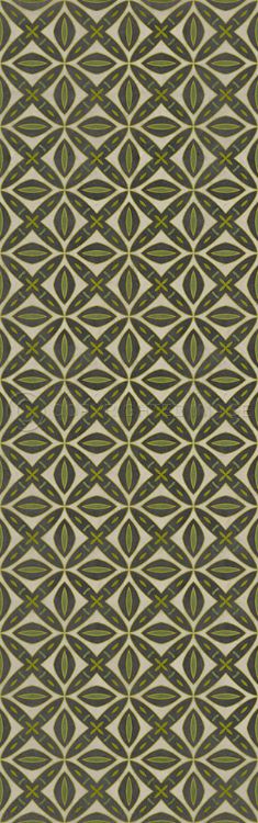 Vintage Vinyl Floorcloth Mat (Classic Pattern 82 Smee)