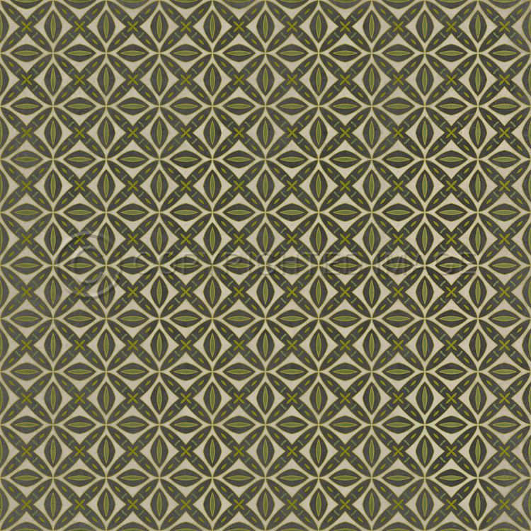 Vintage Vinyl Floorcloth Mat (Classic Pattern 82 Smee)