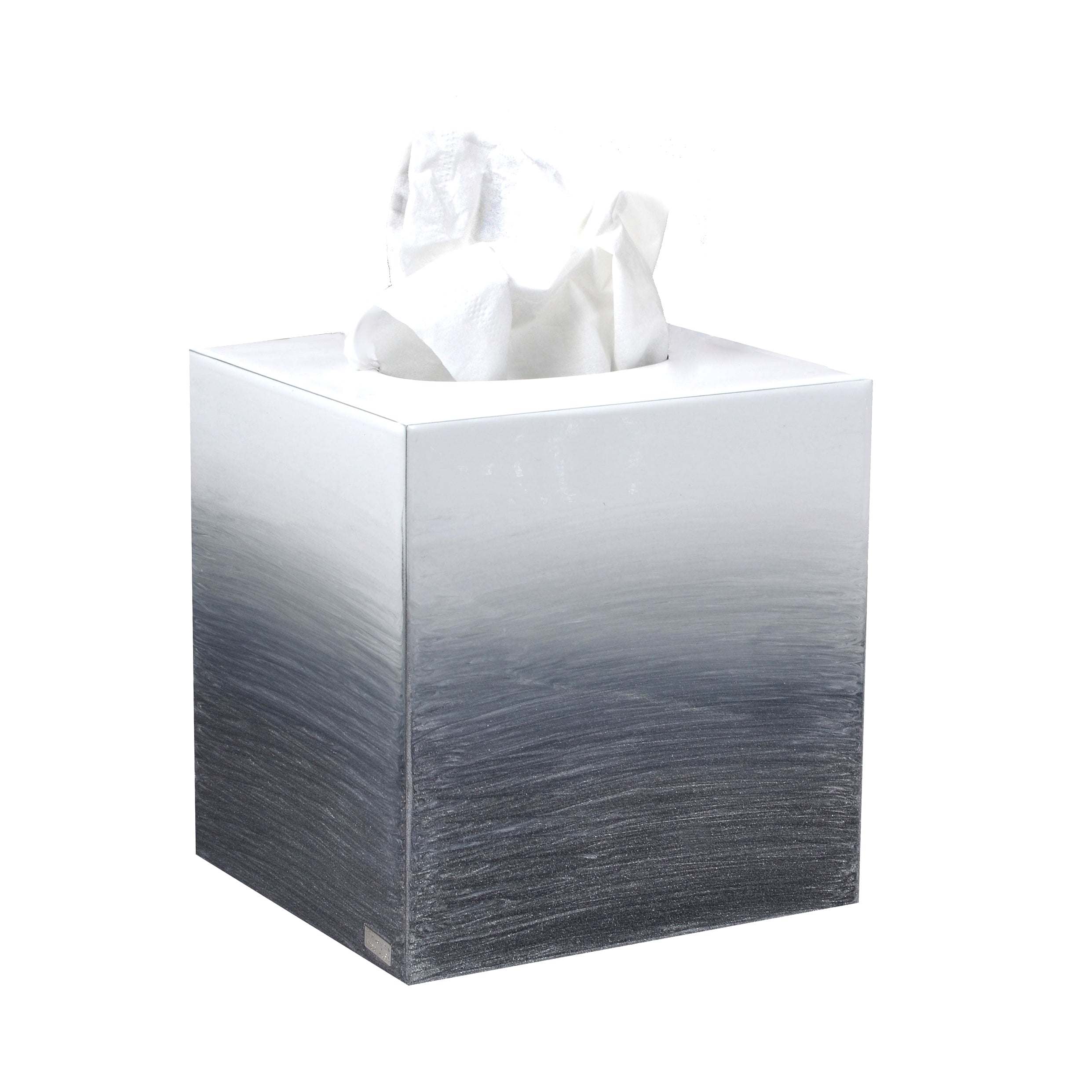 Mike + Ally Ombre Gray / Silver Enamel Bathroom Accessories - Thumbnail 5