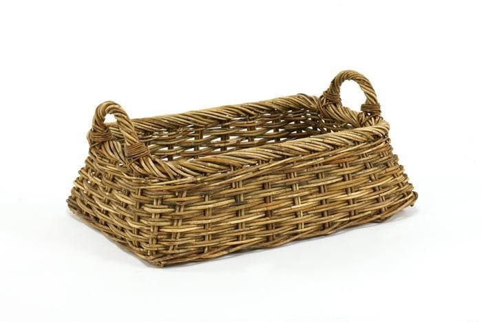 Cottage Rattan Linens Basket