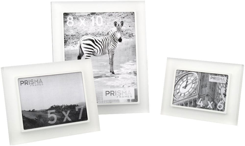 Snow White Clear Prisma Acrylic Picture Frame