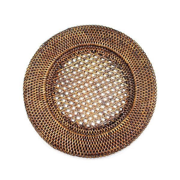 Rattan Round Chargers (Set/2)