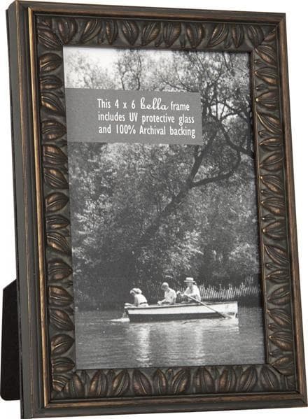 Gusto Smoked Bronze Leaves Picture Frame - Hudson & Vine