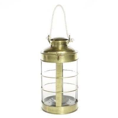 Caravan Brass Lantern - Antique Brass 11"