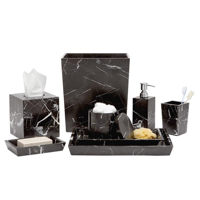 Rhodes Nero Marble Medium Tray - Thumbnail 2