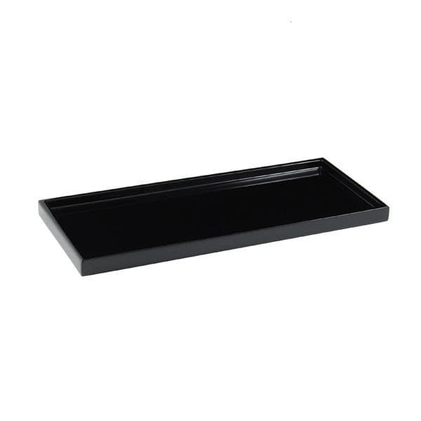 Black Lacquer Long Vanity Tray