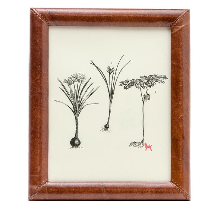 Eton Tobacco Leather Picture Frame - Thumbnail 4