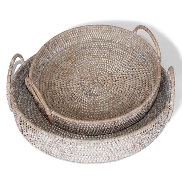 Matahari Rattan Round Tray - Thumbnail 3