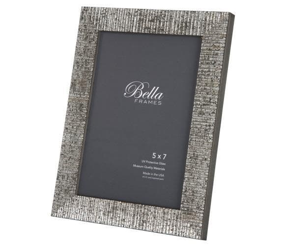 Silver Noir Crepe Shimmy Picture Frame - Thumbnail 2