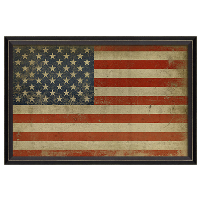 American Flag Framed Print 17" x 25"