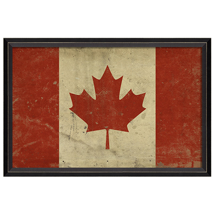 Canadian Flag Framed Print 17" x 25"