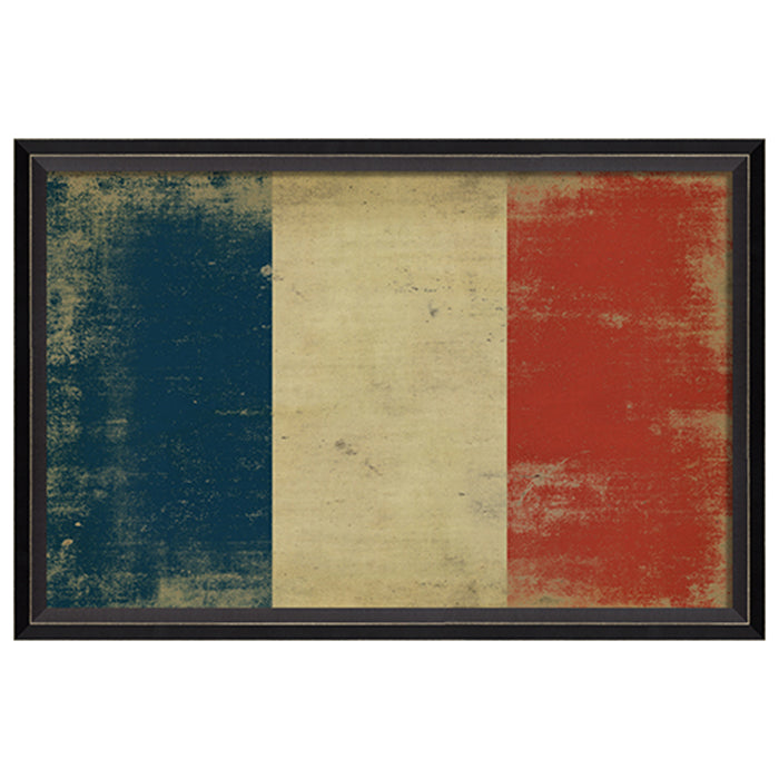 French Flag Framed Print 17" x 25"