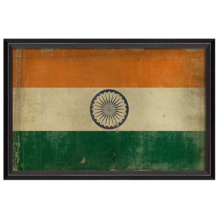 India Flag Framed Print 17" x 25"