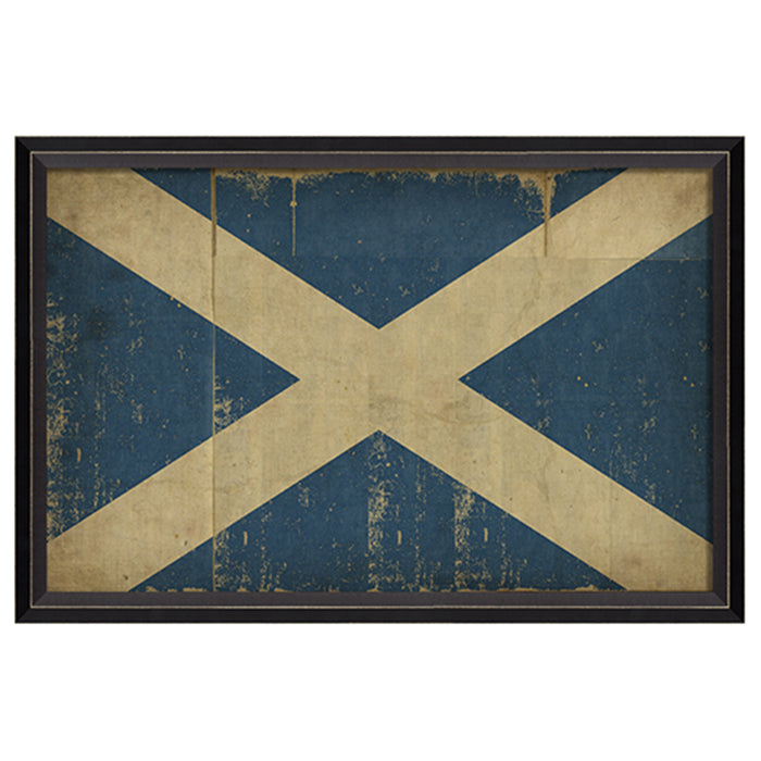 Scottish Flag Framed Print 17" x 25"