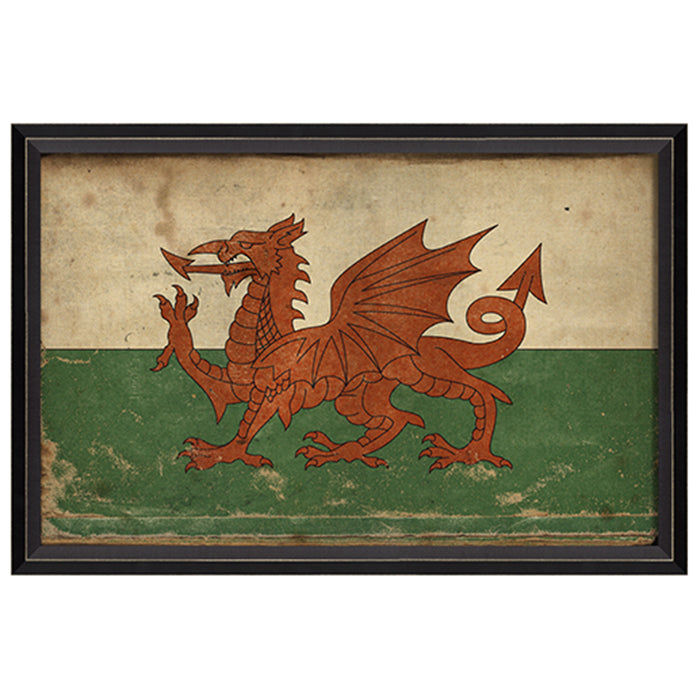 Welsh Flag Framed Print 17" x 25"