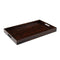 Lacquer Rectangle Tray - Macassar Ebony Inlay