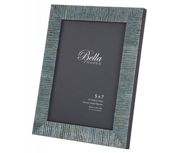 Turqouise Crepe Shimmy Picture Frame
