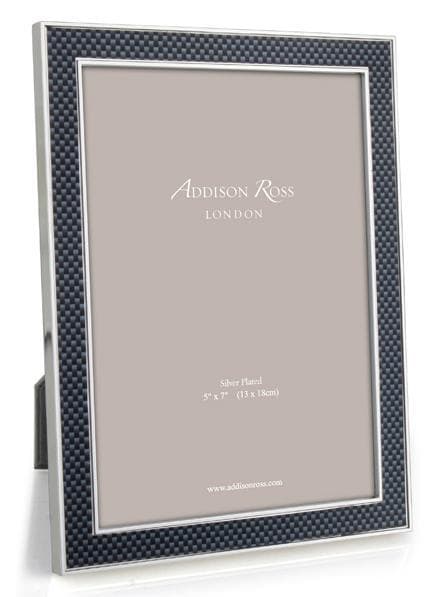 Addison Ross Silver Plated Carbon Fibre Pattern Frames – Hudson & Vine