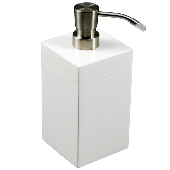 White with Artful Lacquer Soap Pump